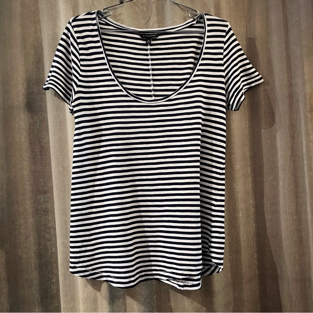 Banana Republic Striped Short Sleeve Tshirt